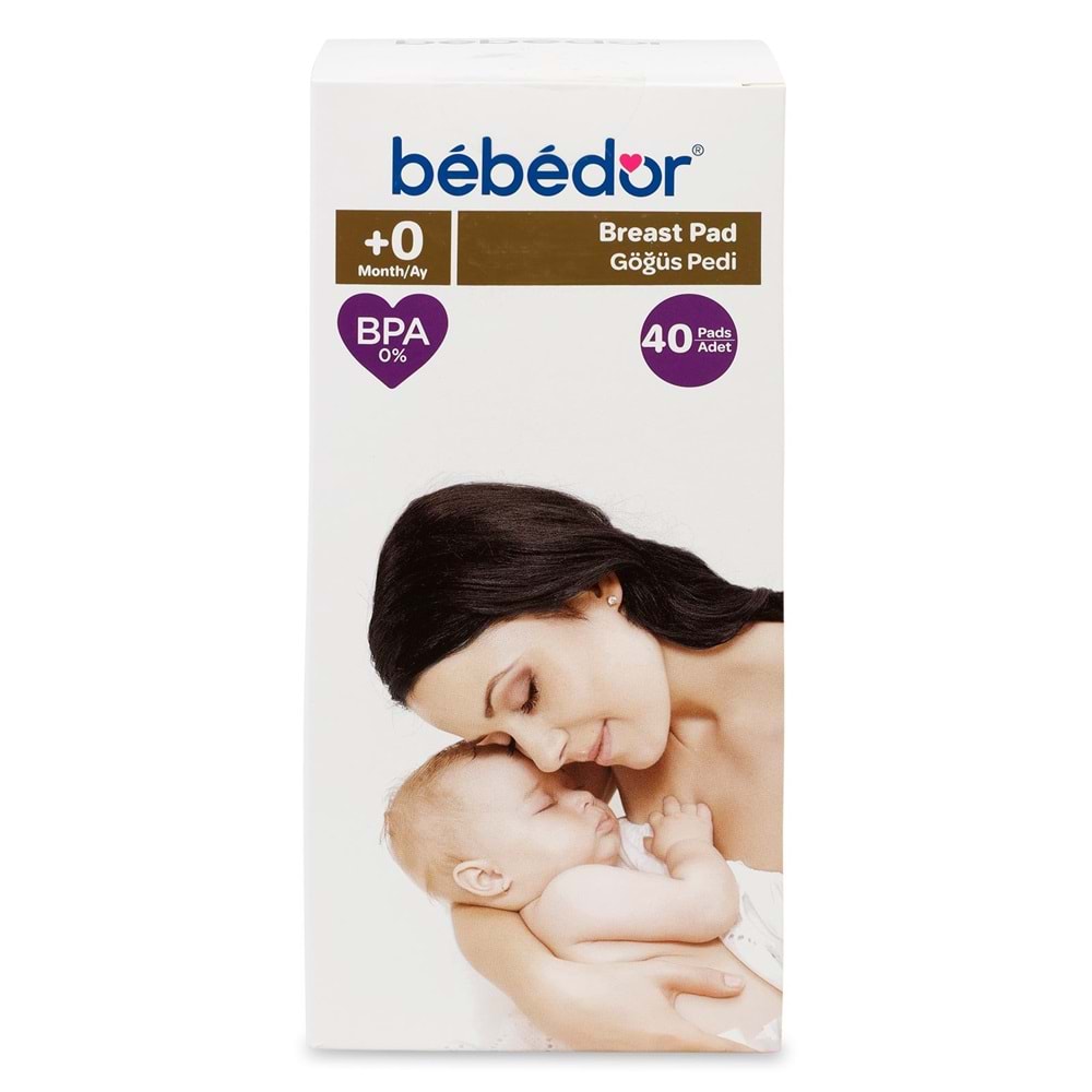 BEBEDOR GÖĞÜS PEDİ 40'LI
