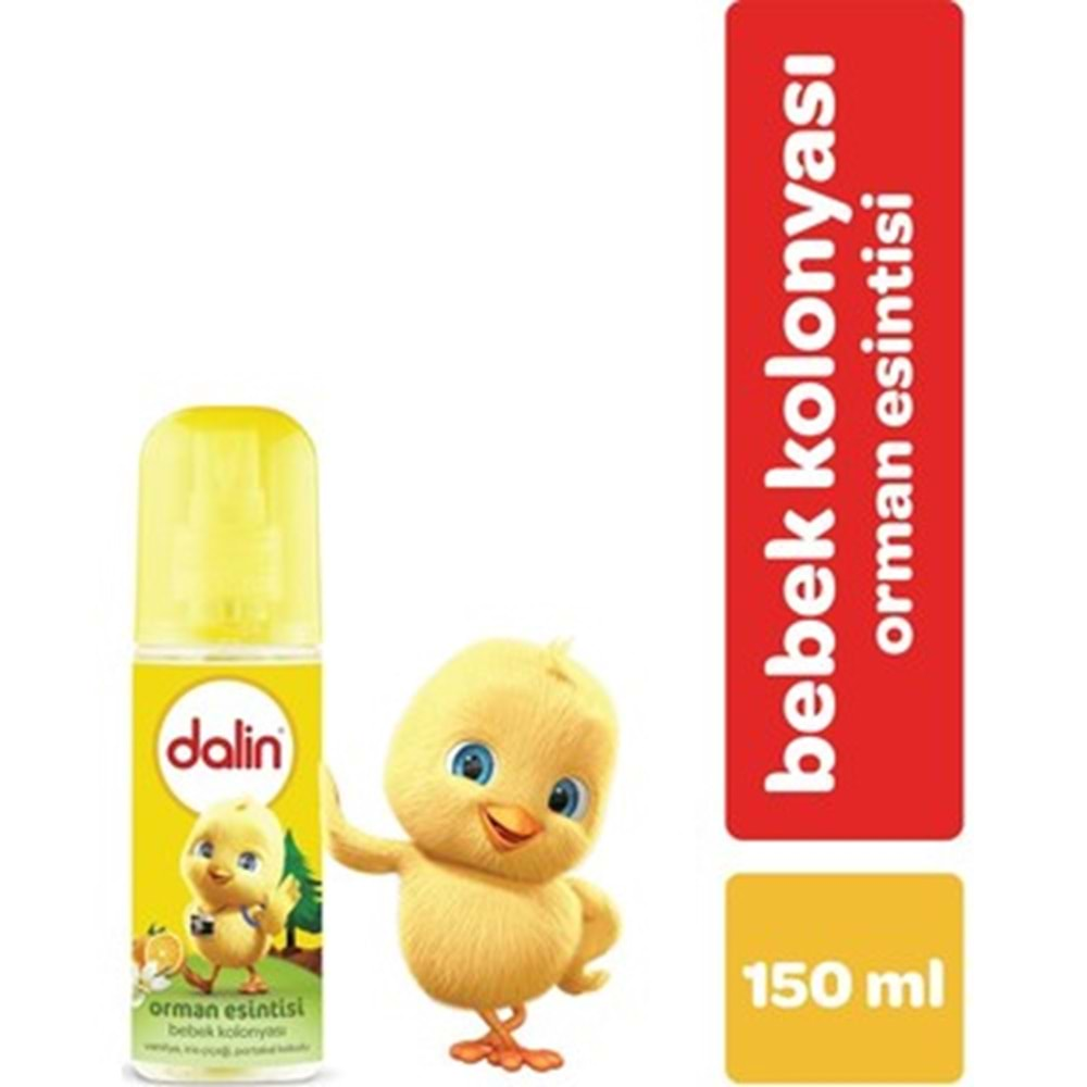 DALİN BEBEK KOLONYASI 150 ML SPREY (ORMAN ESİNTİSİ)