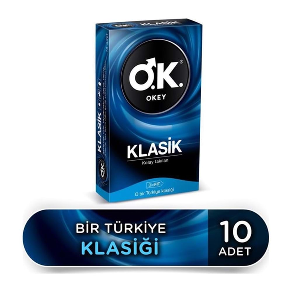 OKEY PREZERVATİF 10 LU ( KLASİK )