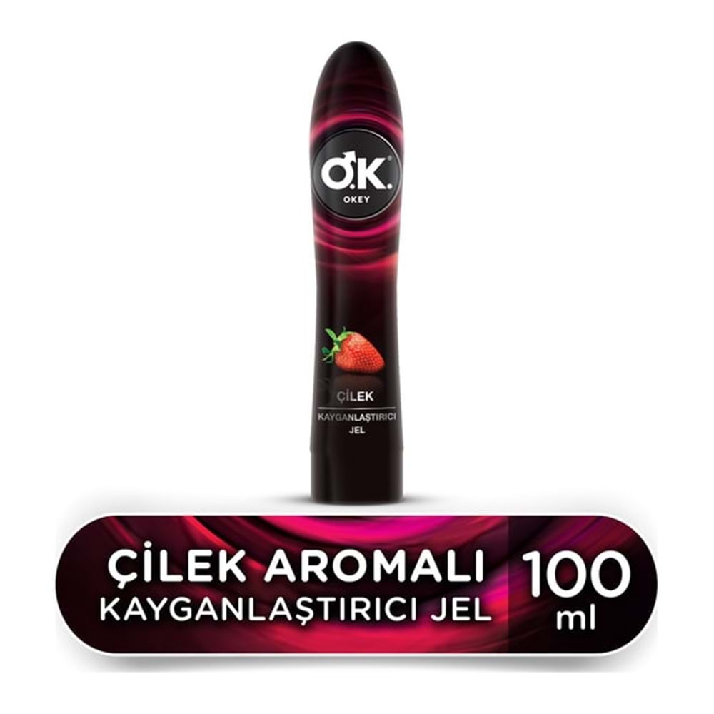 OKEY KAYGANLAŞTIRICI JEL ÇİLEK 100 ML ( SU BAZLI )