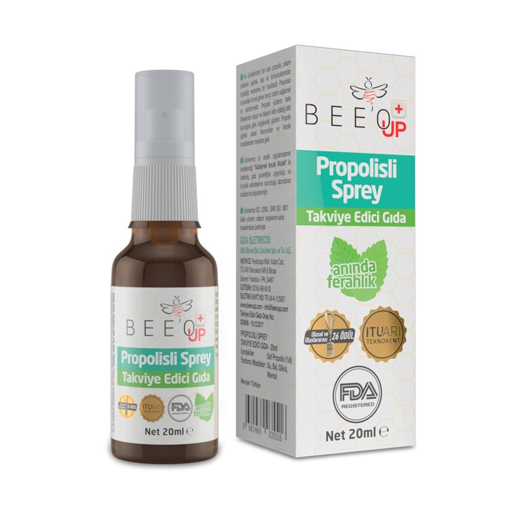 PROPOLIS BOGAZ SPREY 20 BEEO UP