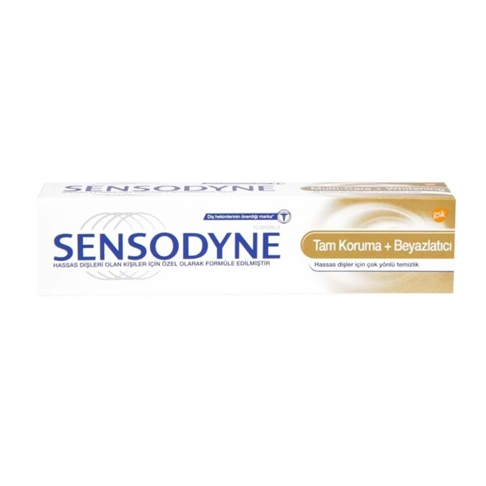 SENSODYNE DİŞ MACUNU TAM KORUMA + BEYAZLATICI 50 ML