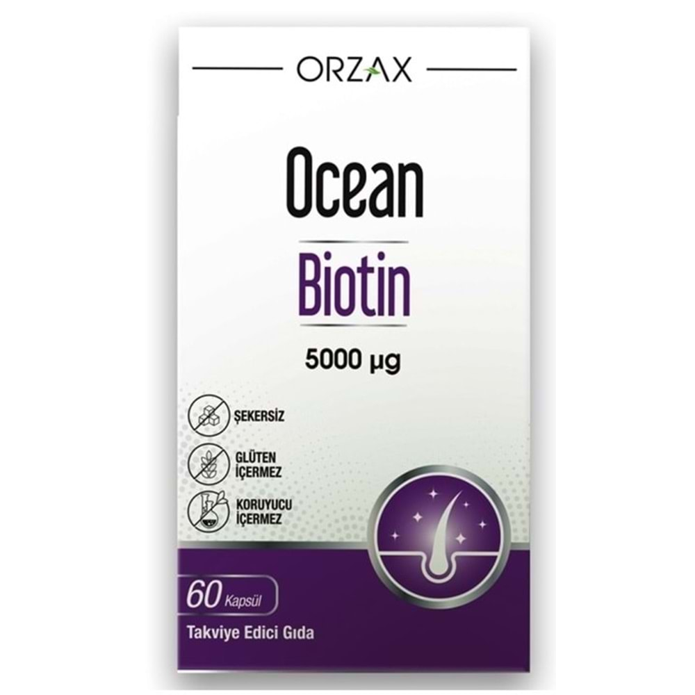 OCEAN BİOTİN 5000 MCG 60 KAPSÜL