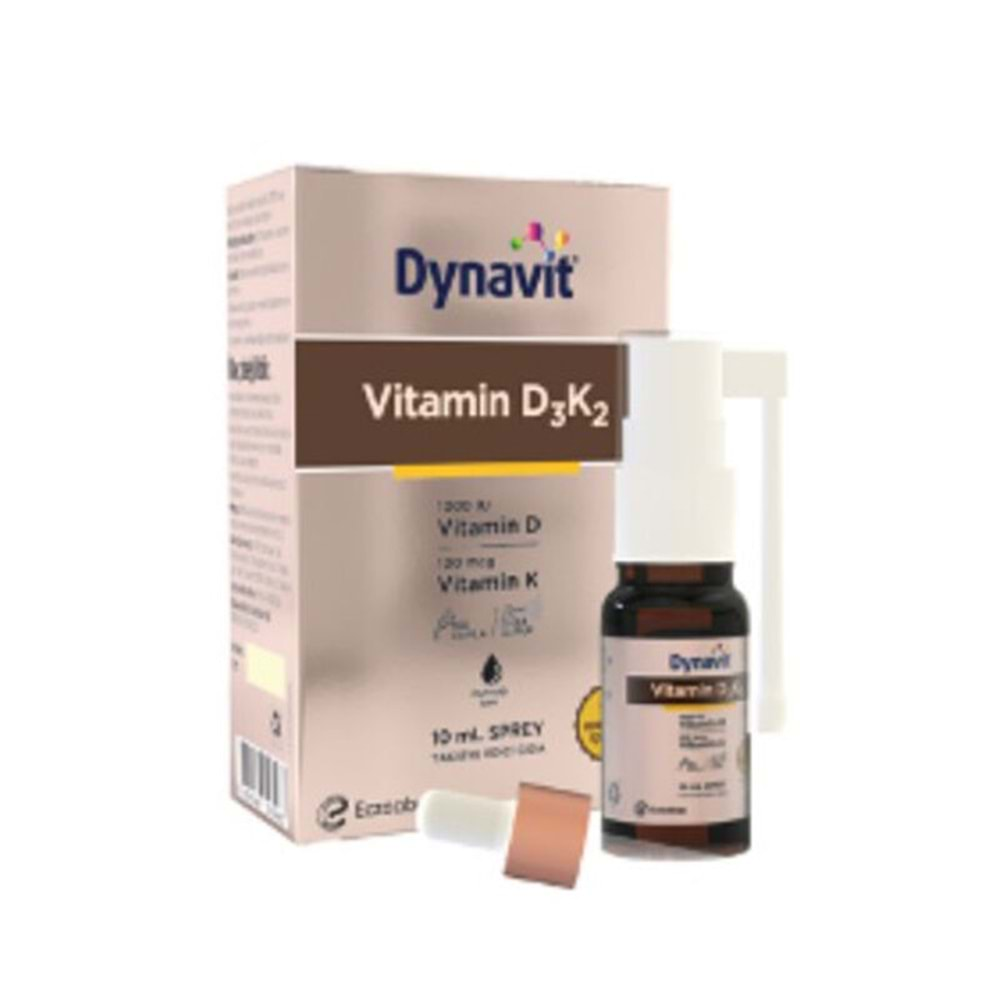 DYNAVİT VİTAMİN D3 K2 SPREY+DAMLA 10 ML