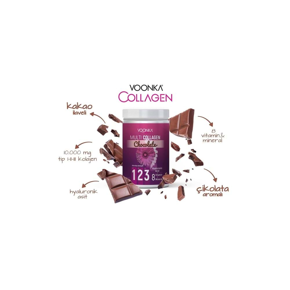 VOONKA MULTİ COLLAGEN chocolate 380 gr