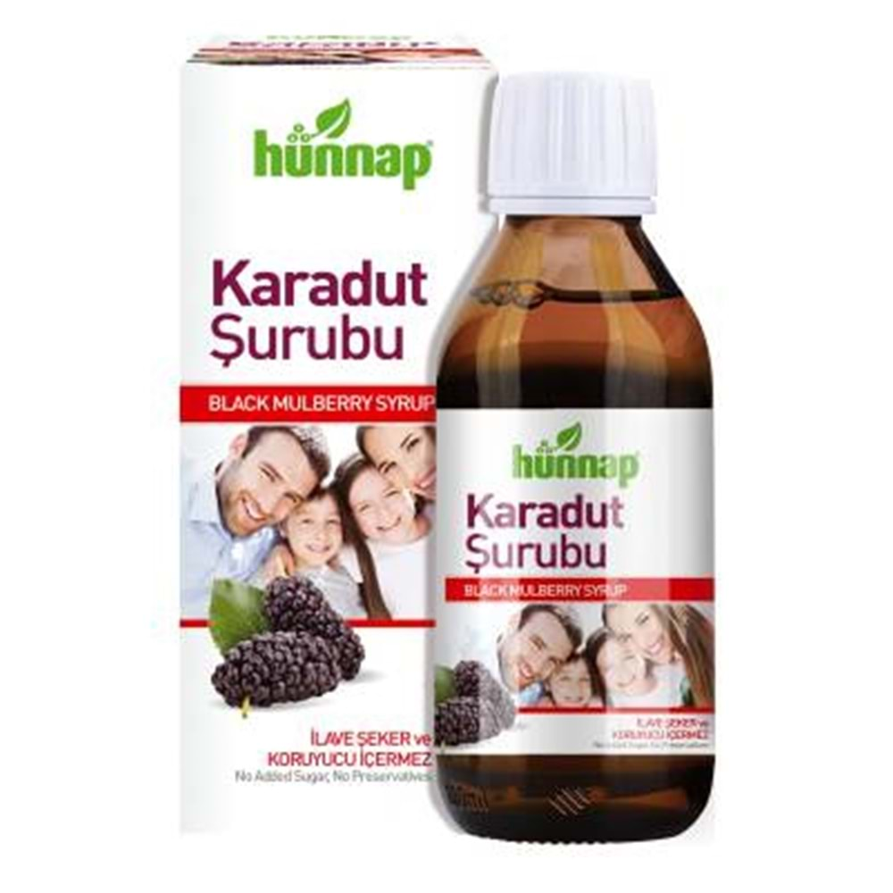 Hünnap Karadut Şurubu 50 ml