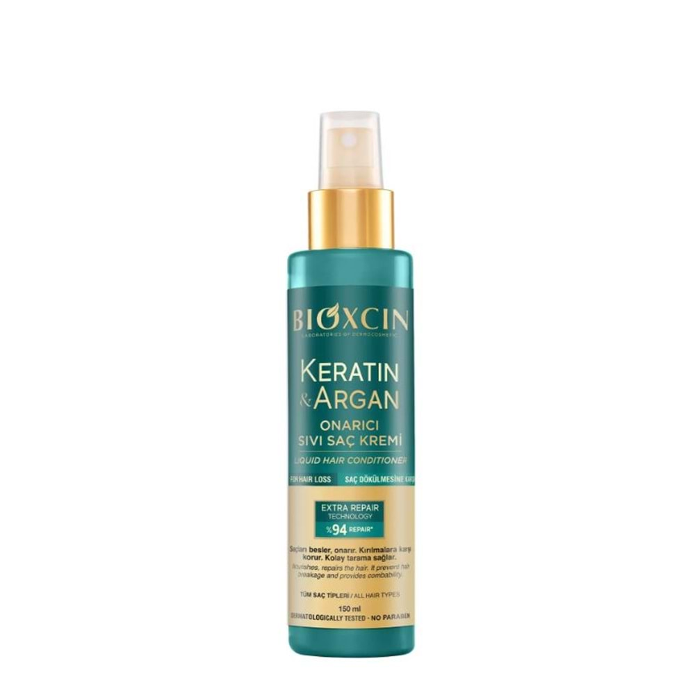 BIOXCIN KERATİN & ARGAN ONARICI SIVI SAÇ KREMİ 150 ML