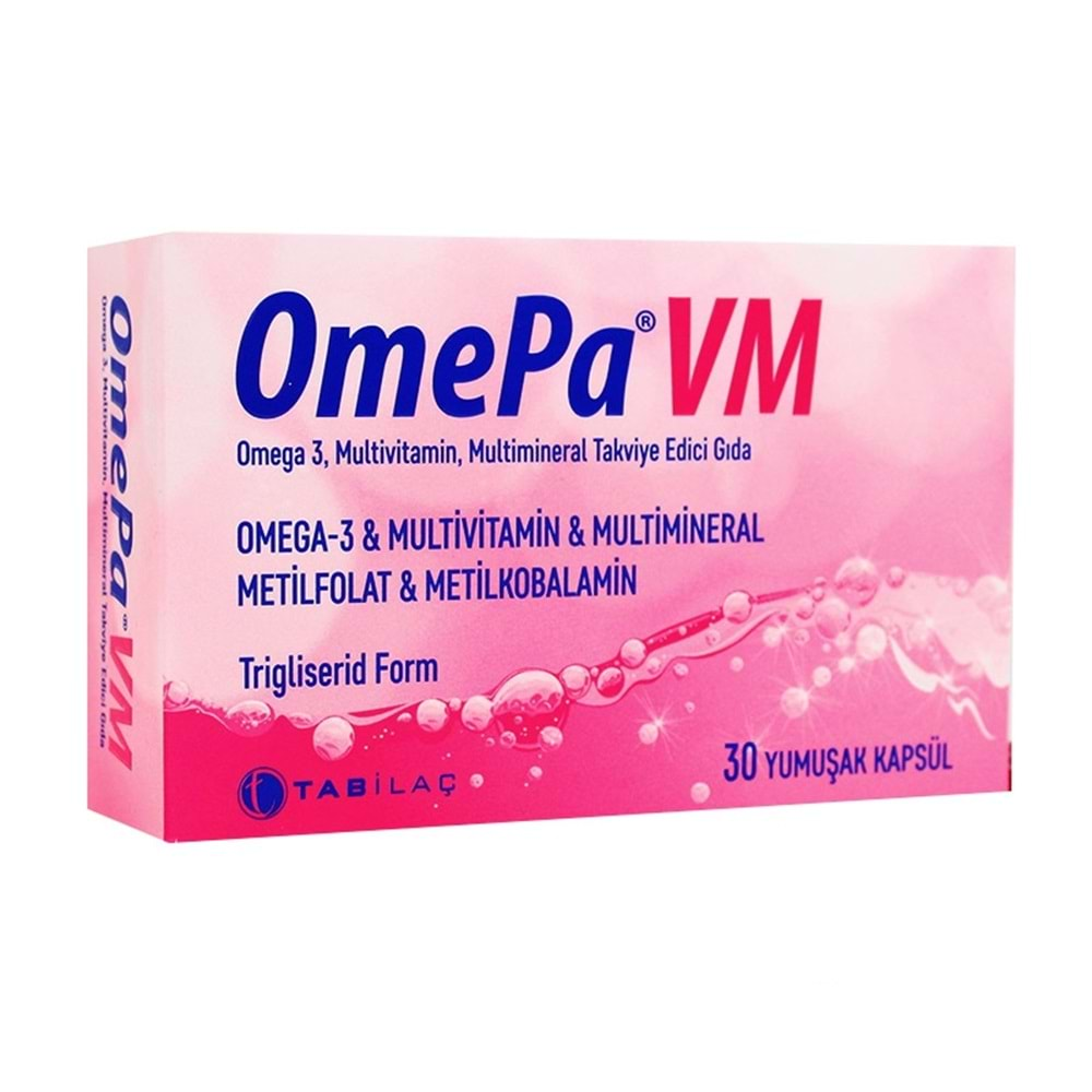 OMEPA VM 30 YUMUŞAK KAPSÜL