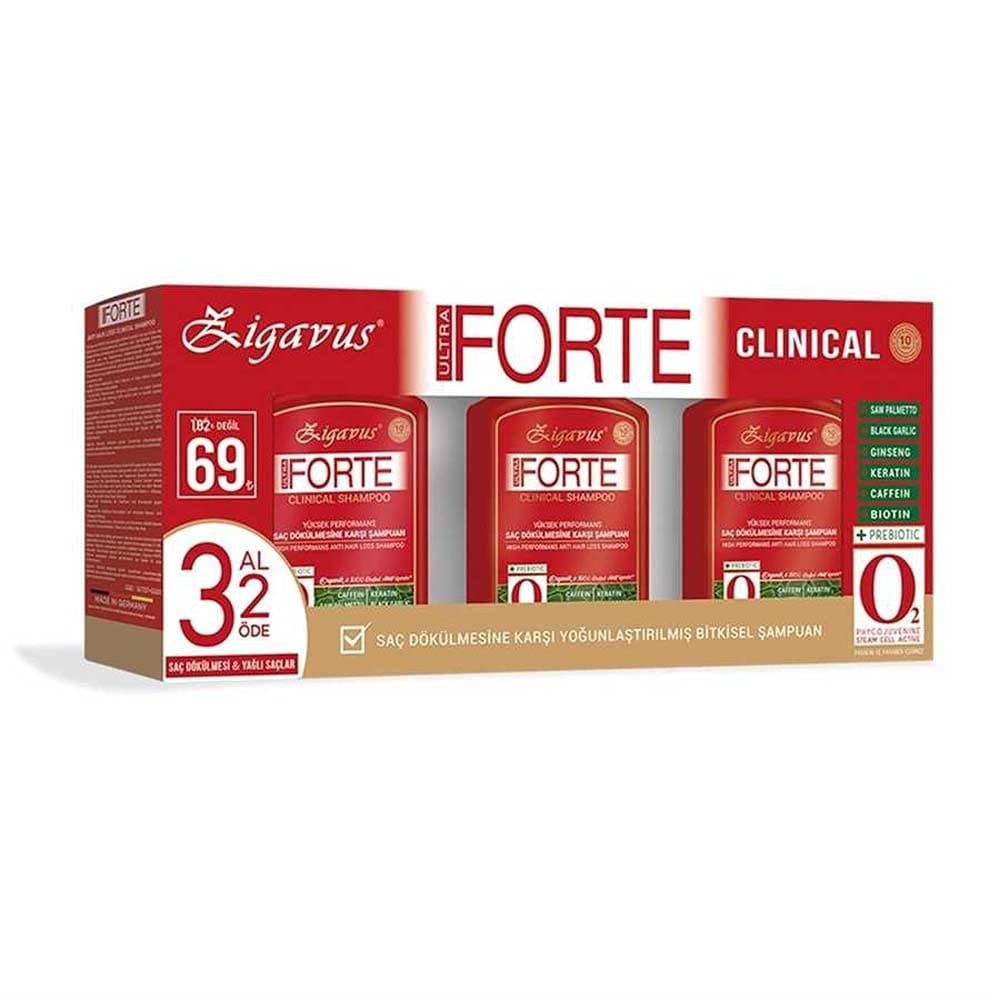ZİGAVUS FORTE 3 AL 2 ÖDE YAĞLI SAÇLAR İÇİN