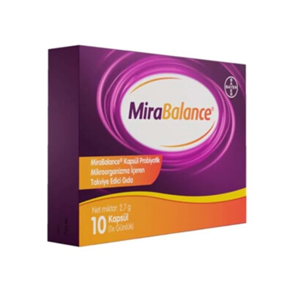 MİRABALANCE ADULT PROBİYOTİK 10 KAPSÜL