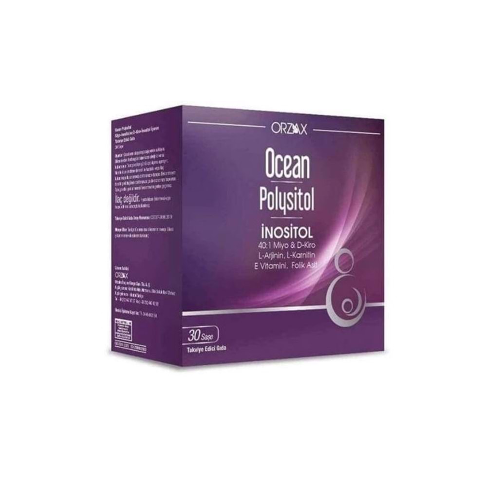 OCEAN POLYSİTOL İNOSİTOL 400 MCG 30 ŞASE