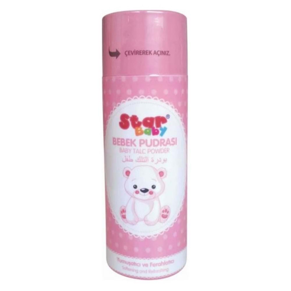 STAR BABY BEBEK PUDRASI 100 GR PEMBE