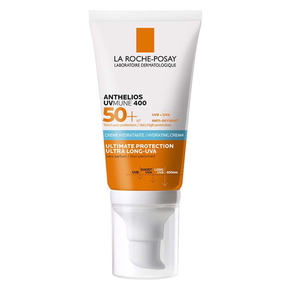 LA ROCHE POSAY ANTHELIOS UVMUNE 400 HYDRATİNG CREAM SPF 50+ ( KURU+HASSAS CİLTLER İÇİN ) GÜNEŞ KREMİ