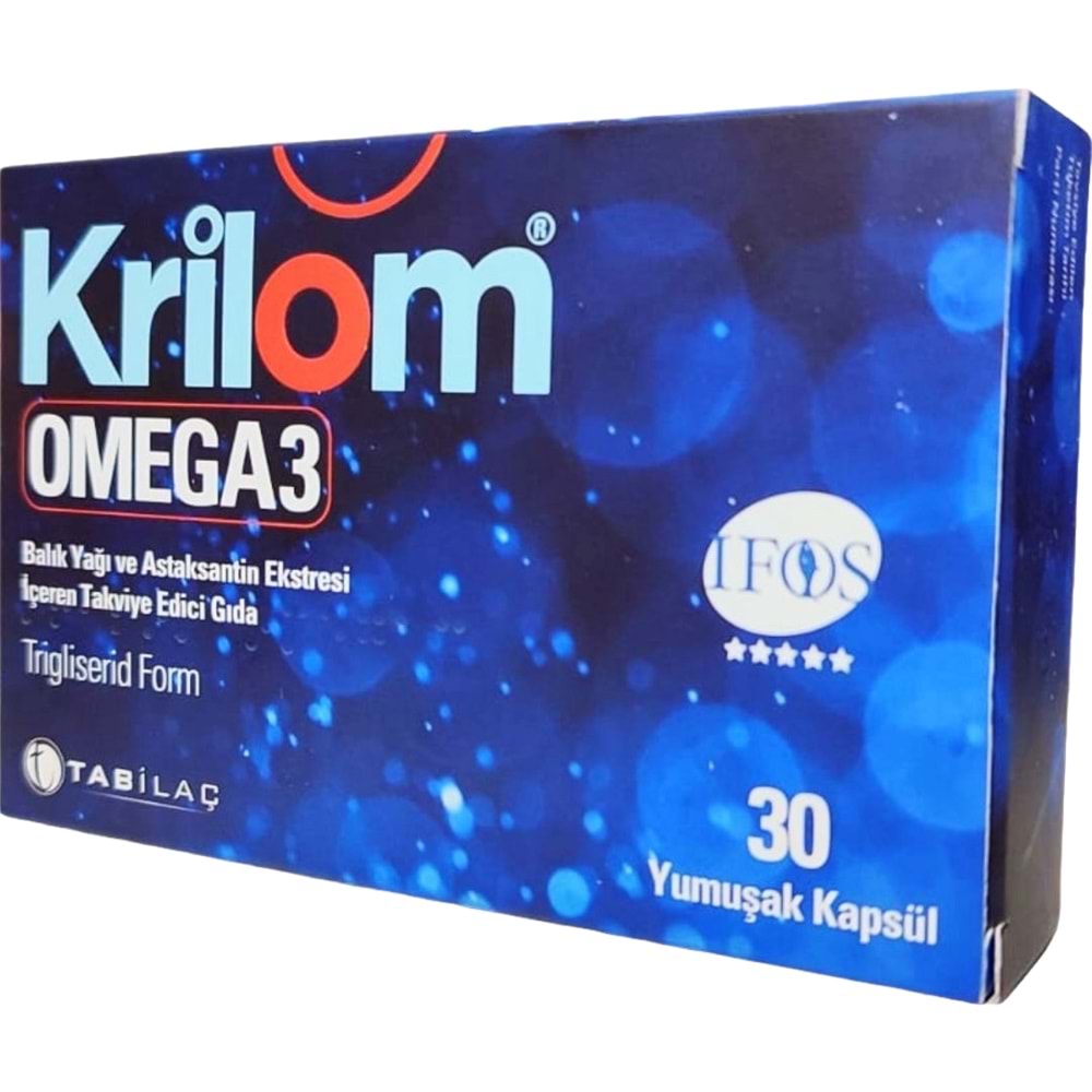 KRİLOM OMEGA 3 30 YUM KAP