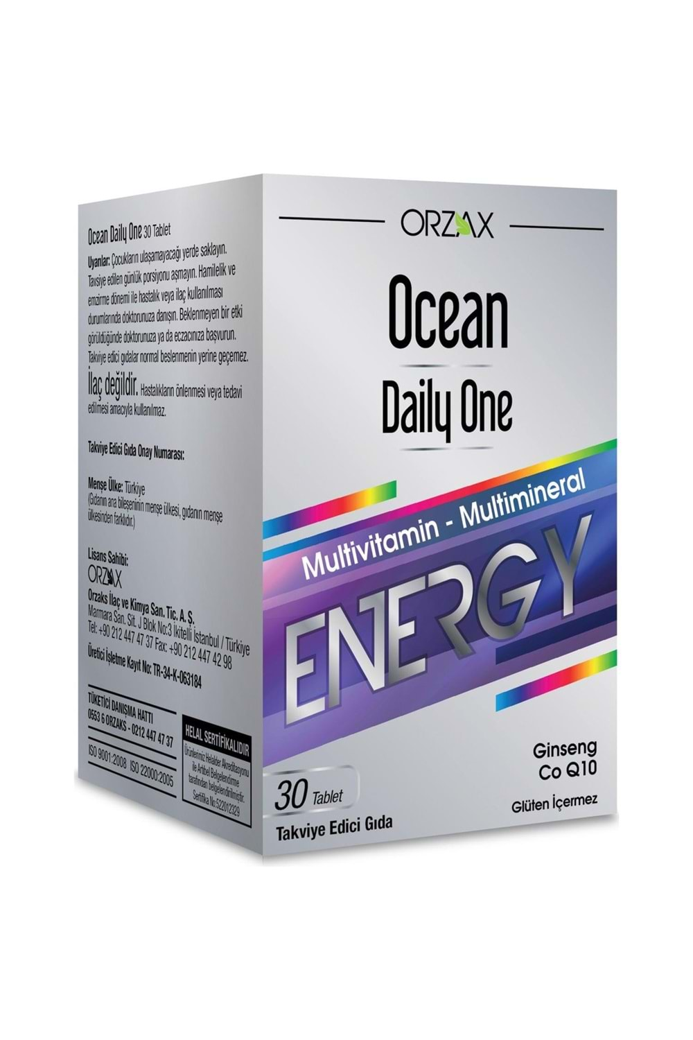 OCEAN DAİLY ONE ENERGY 30 TABLET