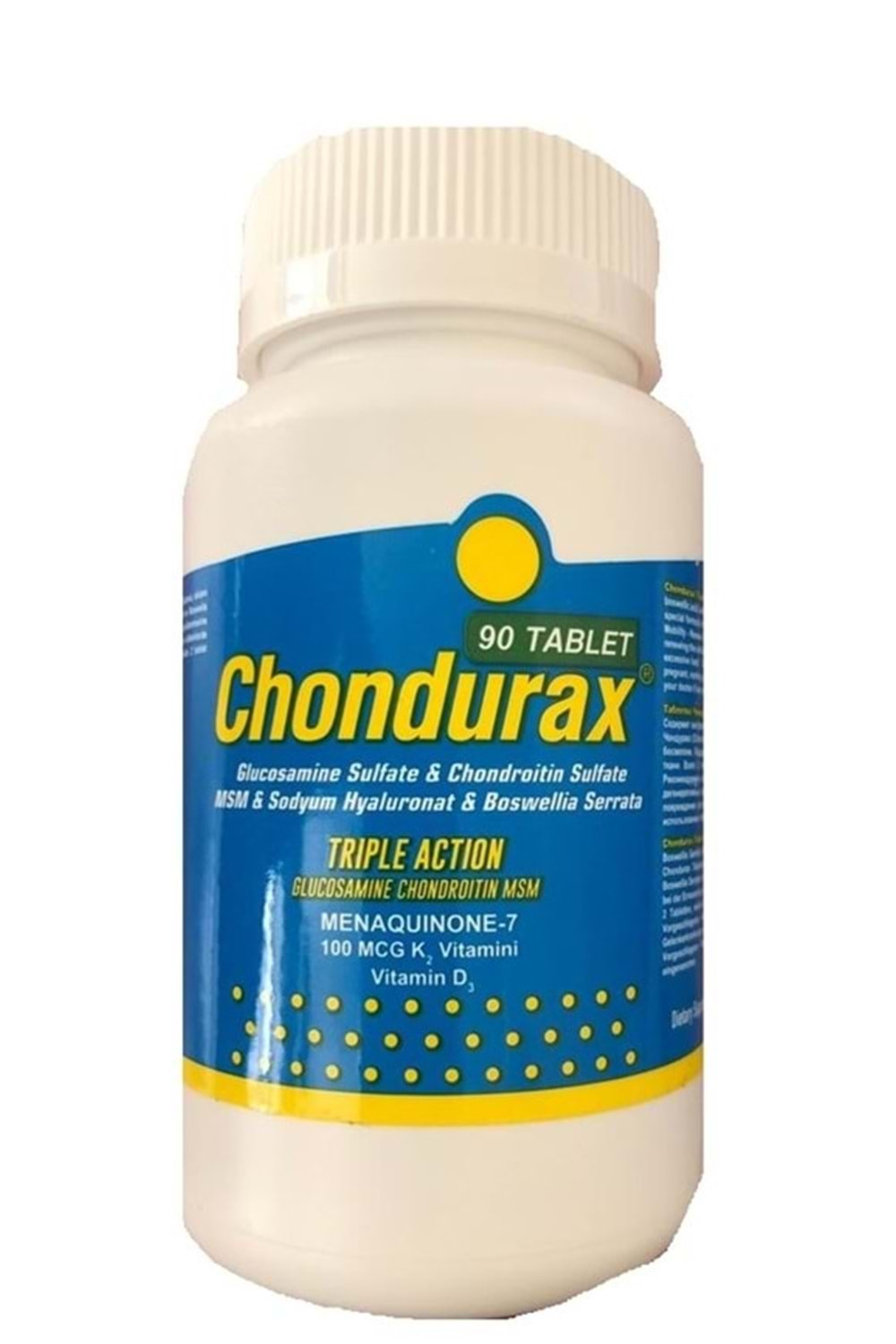 CHONDURAX GLUCOSAMİNE & CHONDROİTİN & MSM 90 TABLET