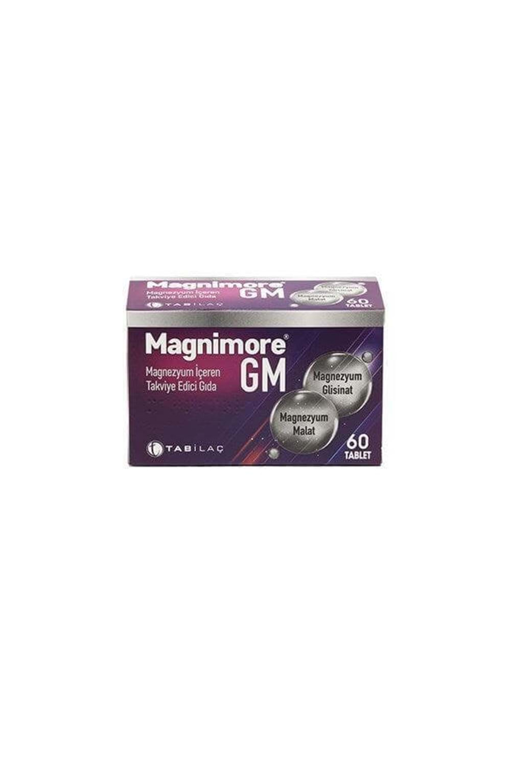 MAGNİMORE GM 60 TABLET ( MAGNEZYUM GLİSANAT & MAGNEZYUM MALAT )