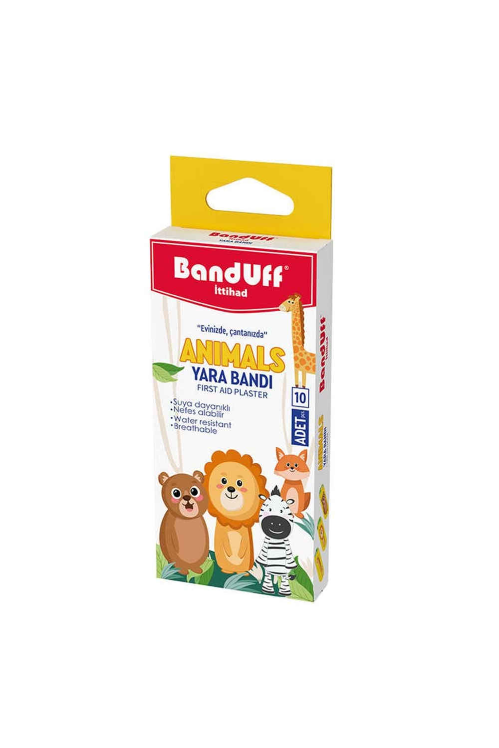 BANDUFF ÇOCUK YARA BANDI 10 LU (ANIMALS)