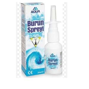 AQUA SERUM FİZYOLOLİK BURUN SPREYİ 20 ML