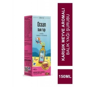 OCEAN BALIK YAĞI ŞURUP KARIŞIK MEYVE 150 ML