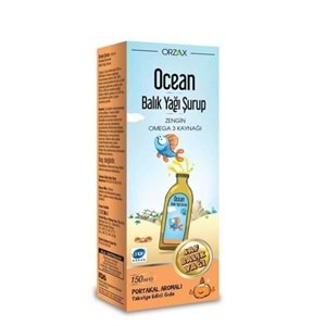 OCEAN BALIK YAĞI ŞURUP PORTAKAL AROMALI 150 ML