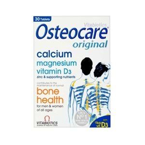 OSTEOCARE ORIGINAL 30 TABLET ( CALCİUM &MAGNESİUM &VİTAMİN D&ZİNC )