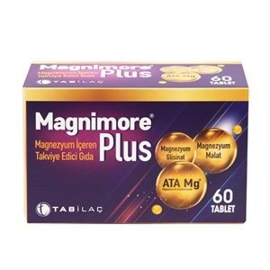 MAGNİMORE PLUS 60 TABLET ( MAGNEZYUM MALAT )