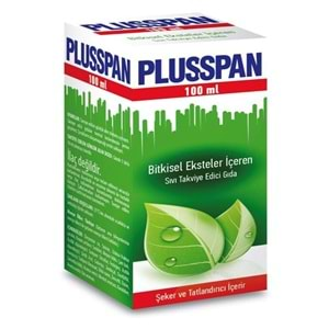 PLUSSPAN BİTKİSEL EKSTRELER İÇEREN ŞURUP 100 ML