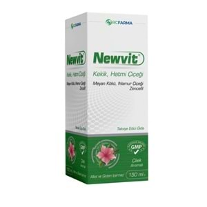 NEWVİT KEKİK HATMİ ÇİÇEĞİ ÖKSÜRÜK ŞURUBU 150 ML