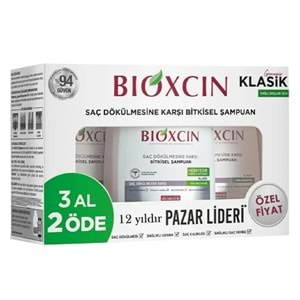 BİOXCIN GENESİS DÖKÜLME KARŞITI ŞAMPUAN 3 AL 2 ÖDE YAĞLI SAÇLAR İÇİN