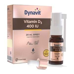 DYNAVİT VİTAMİN D3 400 IU 20 ML SPREY+DAMLA