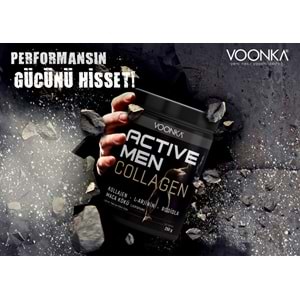 VOONKA ACTIVE MAN COLLAGEN Yeşil Elma Aromalı 250 GR