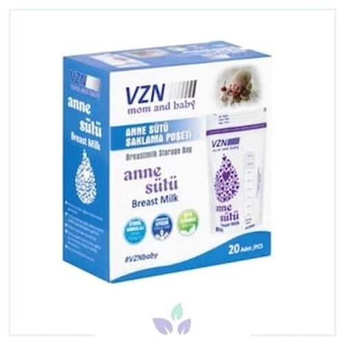 VZN ANNE SÜTÜ SAKLAMA POŞETİ 20'Lİ