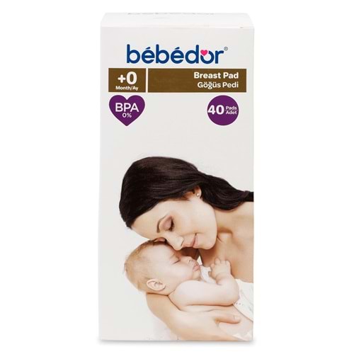 BEBEDOR GÖĞÜS PEDİ 40'LI