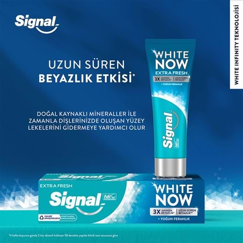 SİGNAL WHİTE NOW EXTRA FRESH 75 ML