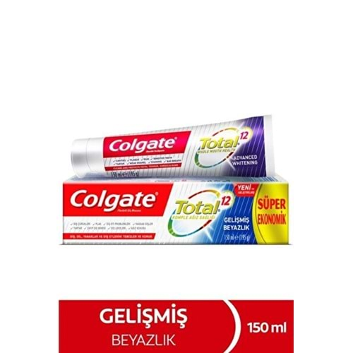 COLGATE TOTAL ADVANCED WHİTENİNG TOOTHPASTE 75 ML