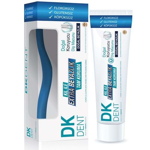 DK DENT DERMOKİL EXTRA BEYAZLATICI DİŞ MACUNU + FIRÇA HEDİYELİ 75 ML ( TAM KORUMA )