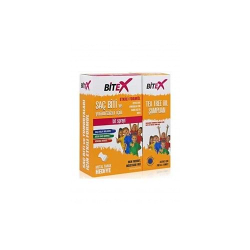 BİTEX BİT SPREYİ 100 ML + ŞAMPUAN 150 ML ÇELİK TARAK HEDİYELİ (KOFRE PAKET)