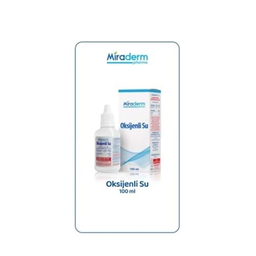 MİRADERM OKSİJENLİ SU 100 ML