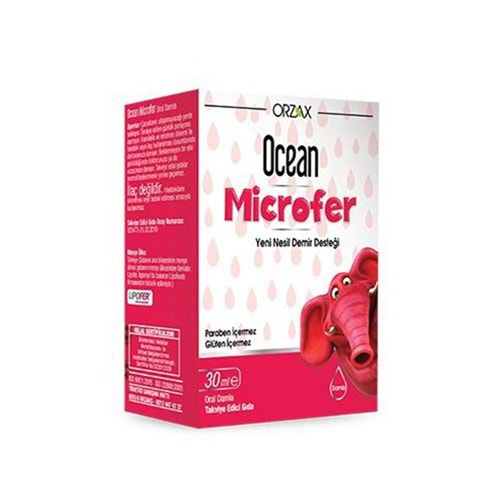 OCEAN MİCROFER 30 ML DAMLA DEMİR DESTEĞİ