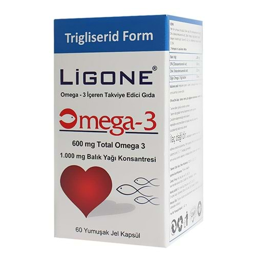 LİGONE OMEGA - 3 BALIK YAĞI 60 SOFT JEL KAPSÜL