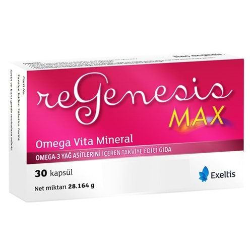 REGENESIS MAX OMEGA 3 VITAMIN 30 KAPSÜL