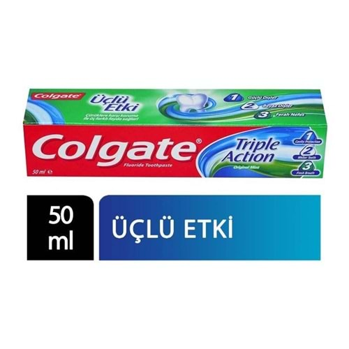 COLGATE DİŞ MACUNU ÜÇLÜ ETKİ 50 ML