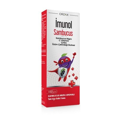 İMUNOL SAMBUCUS ŞURUP VİŞNE AROMALI 150 ML