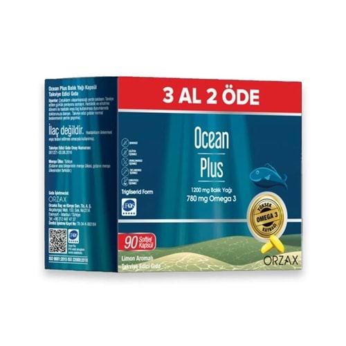 OCEAN PLUS 90 KAPSÜL 3 AL 2 ÖDE