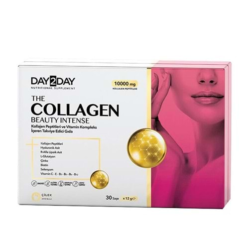 DAY2DAY THE COLLAGEN BEAUTY INTENSE ÇİLEK AROMALI 30X12g ŞASE