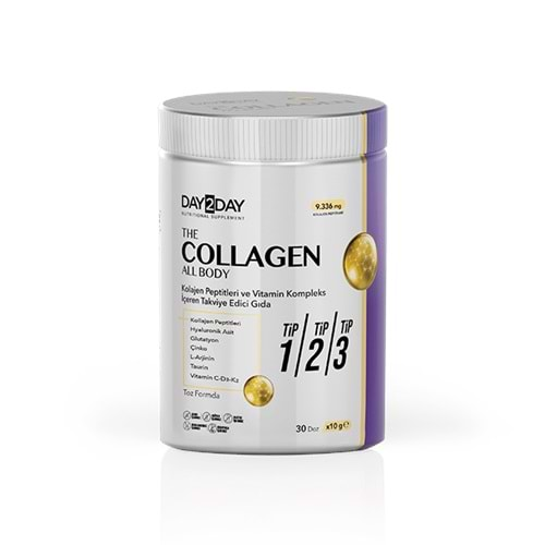 DAY2DAY COLLAGEN ALL BODY TİP 1/2/3 TOZ FORM