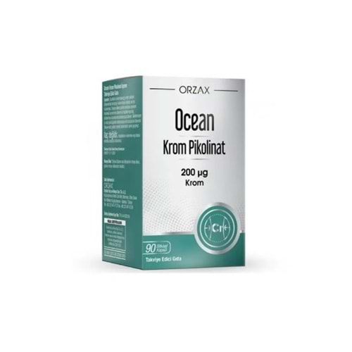 OCEAN KROM PİKOLİNAT 200 MCG 90 BİTKİSEL KAPSÜL