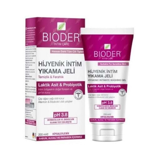 BİODER HİJYENİK İNTİM YIKAMA JELİ 200 ML