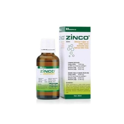 ZİNCO GAZ GİDERİCİ DAMLA 30 ML